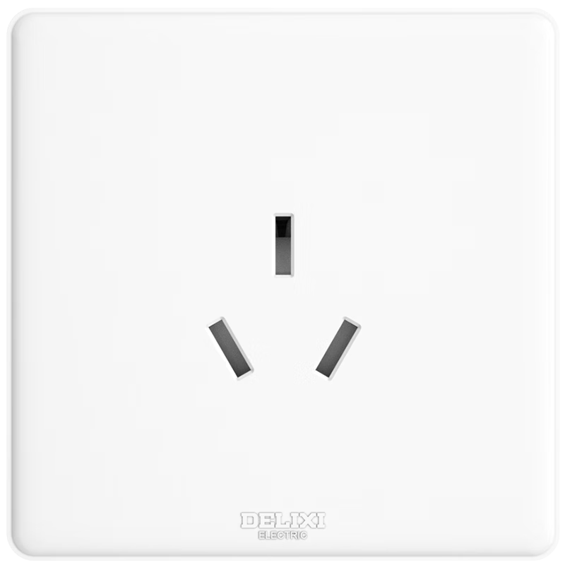 德力西(DELIXI)開關(guān)插座面板 CD815系列 16A三孔空調(diào)插座 QSE86S16