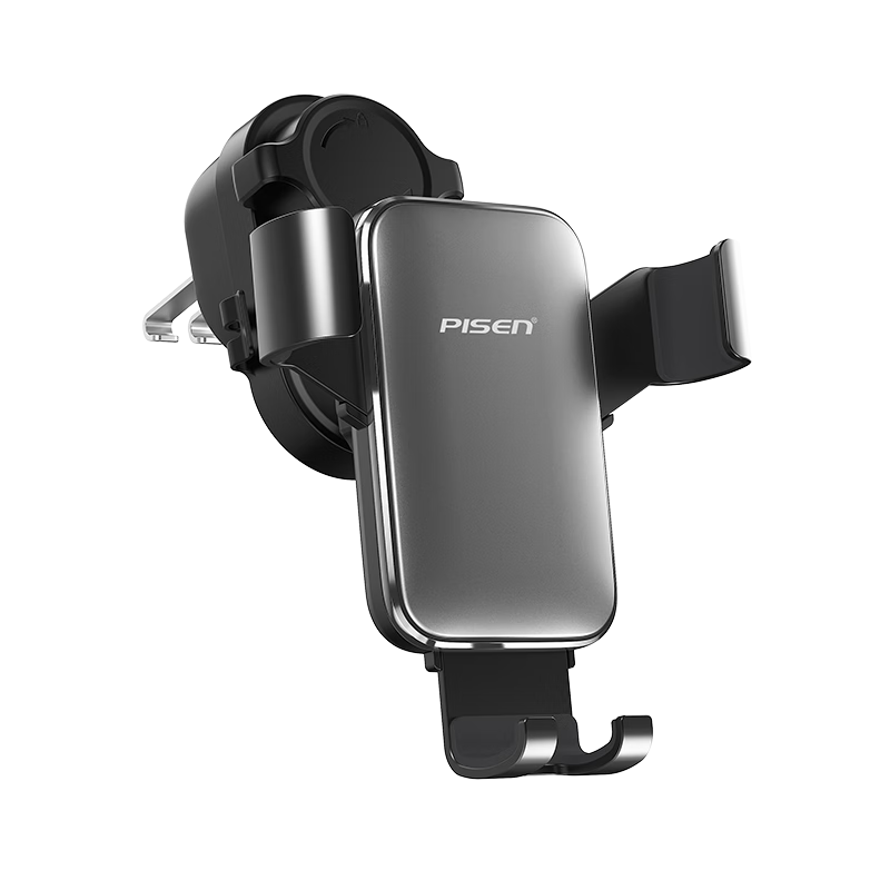 品胜车载手机支架汽车导航手机用车载金属重力支架出风口固定器
