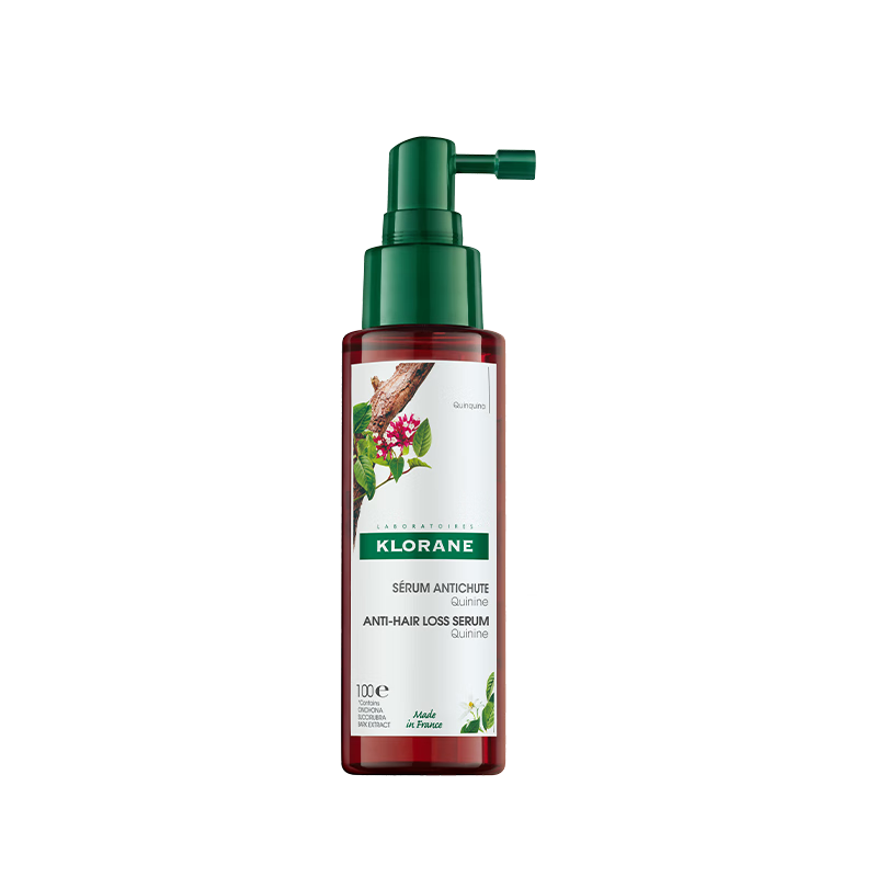 康如（KLORANE）金雞納防脫精華噴霧100ml 頭皮精華護(hù)發(fā)防斷發(fā)防脫噴霧