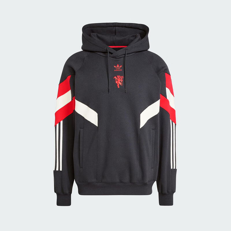 阿迪达斯阿迪达斯 ADIDAS 男子 MUFC OG HD 运动卫衣/套头衫 IS6521 黑 L 