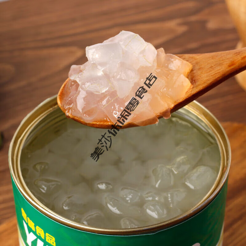 食芳溢糖水芦荟粒罐头芦荟果肉粒850g库拉索食用芦荟丁奶茶店甜品原料 850g