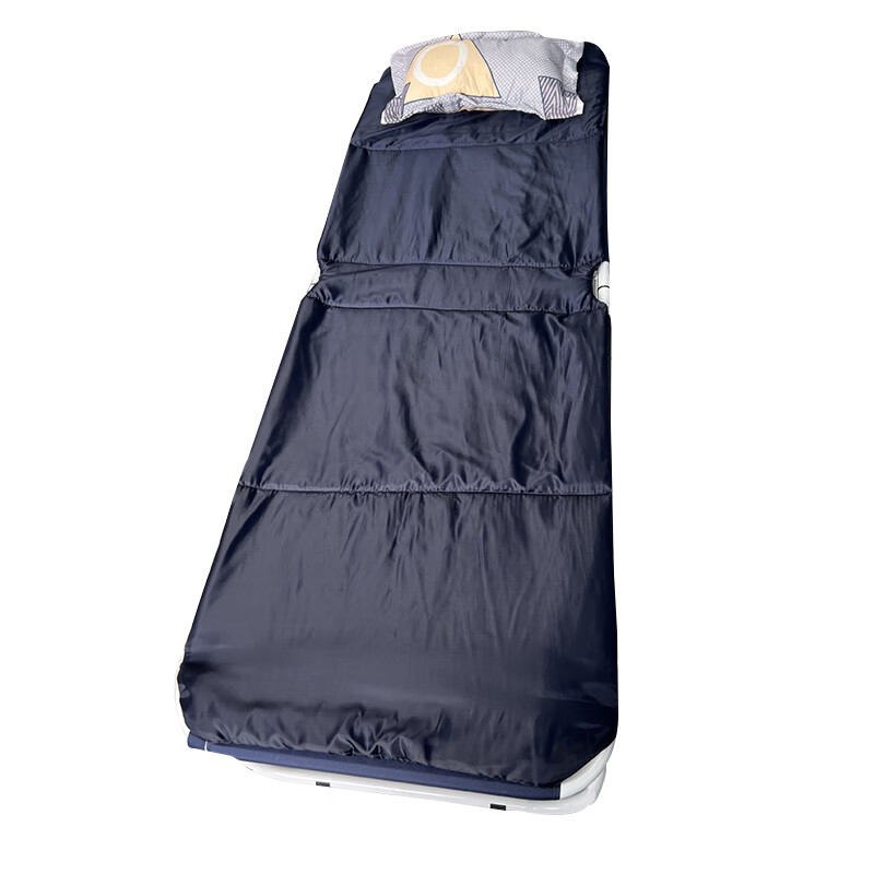 户外行军床单人简易救灾折叠床午睡午休便携式折叠床 带棉垫枕头两折