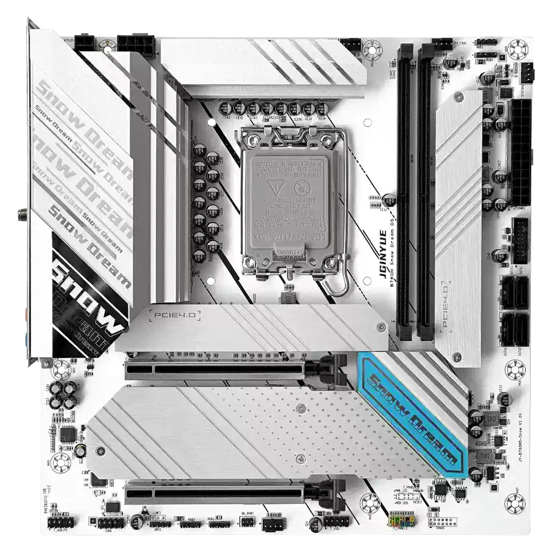 精粤 B760M Snow Dream DDR5雪梦 图 4