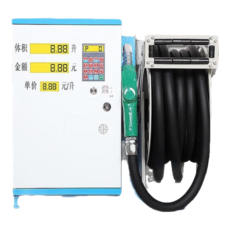 新勇士車(chē)載加油機一體機柴油加油泵220v抽油機全自動(dòng)汽油抽油泵加油設備 JCY-70低噪音車(chē)載機220V
