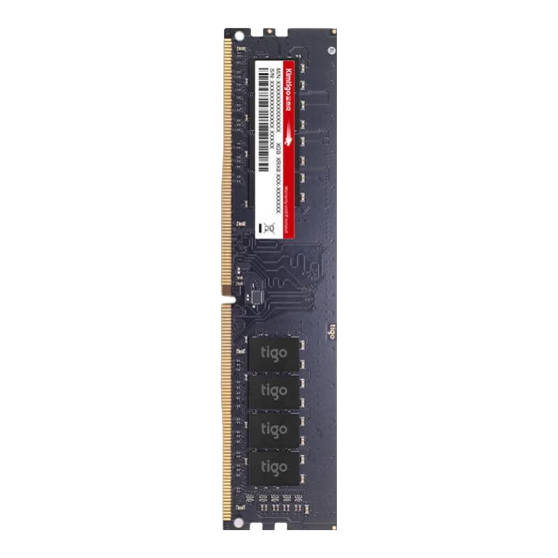金泰克臺(tái)式機(jī)內(nèi)存條 DDR4 8G/16G 2666 3200MHz  磐虎系列 16G 3200MHz丨普條