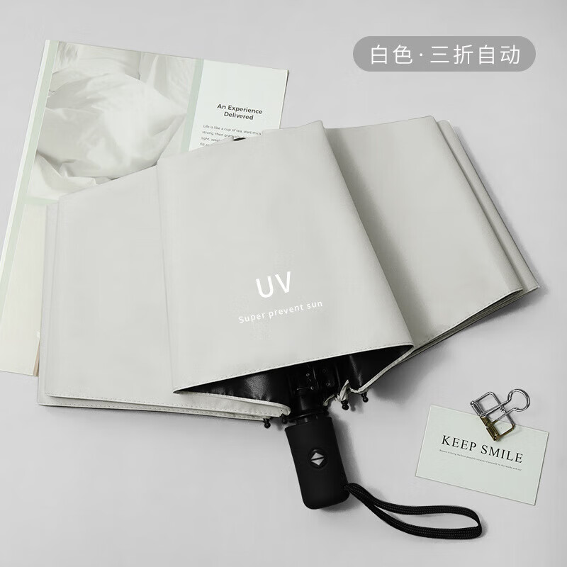 �������Զ�UV��ɡŮ��������̫��ɡ��ɹ���������۵�����ɡ ��ɫ�˹Ǻڽ����Զ���