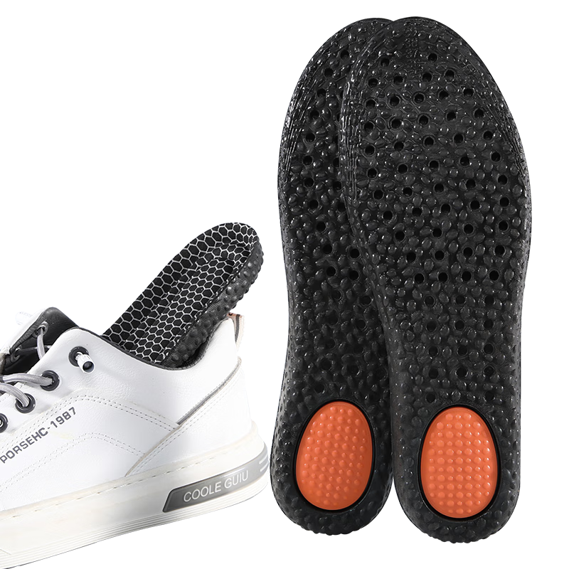 3AnGnI2雙運動(dòng)鞋墊男士軟彈減震站久不累防臭透氣吸汗不悶腳耐磨抗菌 【石墨烯款】防臭減震 2雙 41-42碼