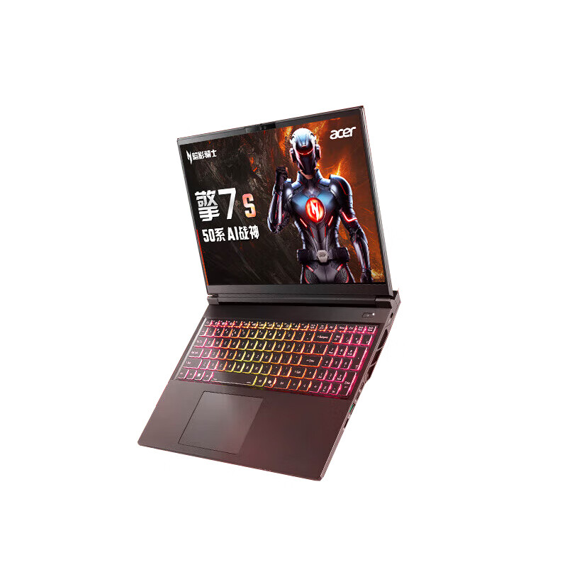 宏碁（ACER）暗影骑士·擎7S Pro RTX5080显卡游戏电竞笔记本电脑 大学生游戏本 黑悟空畅玩 擎7S：U7 255HX/RTX5080 16GD 1TB 固态硬盘 x  32GB x  官