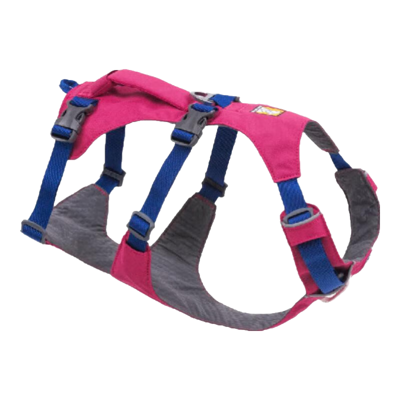 拉夫威爾弗格蘭狗狗胸背帶牽引繩小型犬ruffwear柴犬寵物狗背心胸背帶 朝霞粉 XS