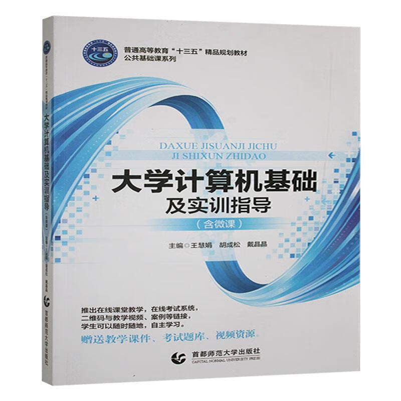 大学计算机基础与实训指导赵自然师范大学出版社9787565636240 计算机与互联网书籍
