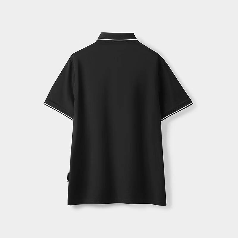 HLA海澜之家旗下黑鲸短袖polo衫男夏季翻领套头上衣一款多色
