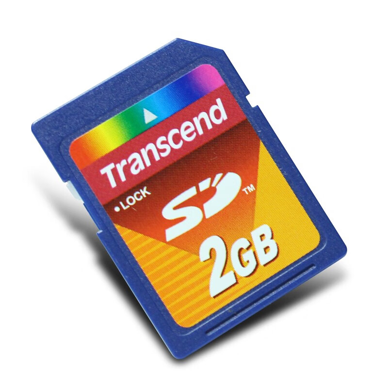 创见原装Transcend创见SD卡2G小容量低速SD2GB存储卡车载导航内存大卡 官方标配