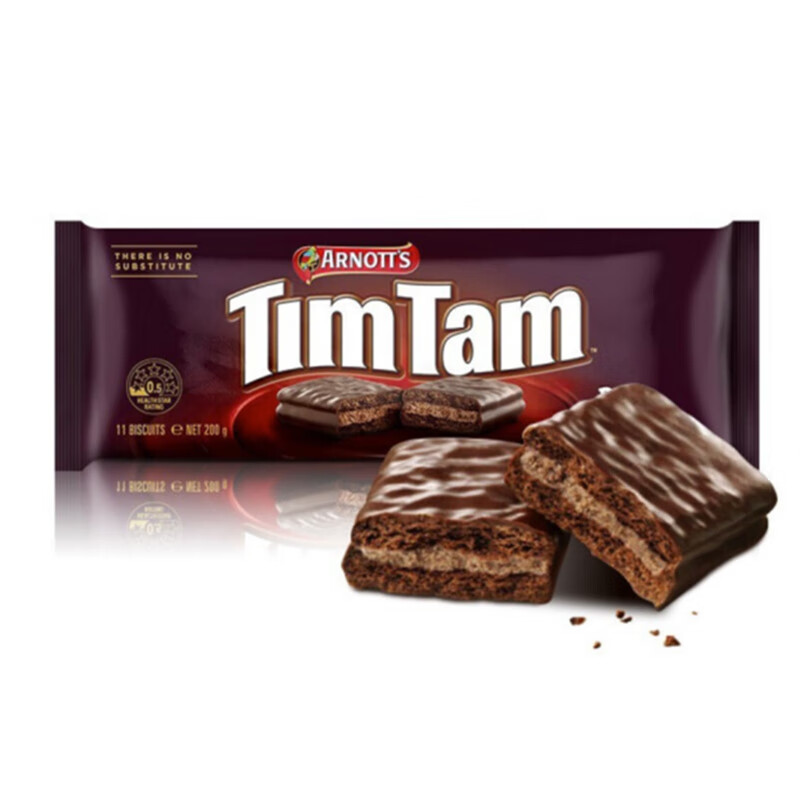 雅乐思【4袋】timtam巧克力夹心饼干雅乐思巧克力小饼干黑白巧克力零食 timtam雅乐思原味2袋+黑巧2袋