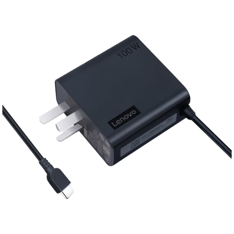 聯(lián)想（Lenovo）聯(lián)想原裝 100W電源適配器 Type-C充電器 筆記本充電器 USB-C接口便攜PD快充 ThinkPad電腦充電線