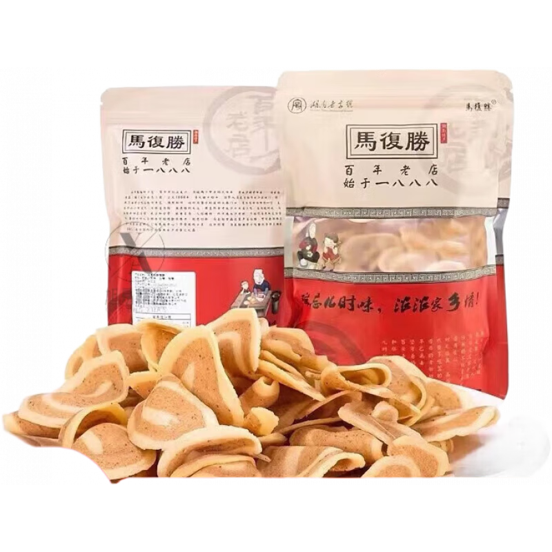 维莱瑞马复胜猫耳朵零食小花片 湖南长沙特产 300g