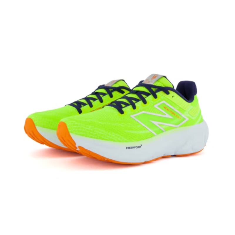 新百伦男女款 1080 V13 缓震透气低帮运动跑步鞋 绿色 45