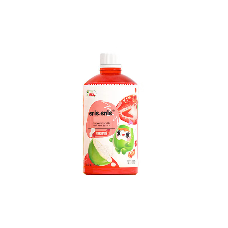 美意颂恩乐新品饮料草莓橙芒果汁蜜桃浓缩果汁多口味350ml*4瓶厂家直销 恩乐草莓饮料 350ml*4瓶