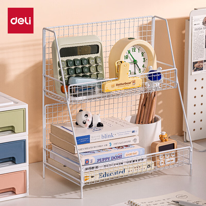 ������deli����������˫������� ���滯ױƷ���ɼܳ������ϼӹ̴������ ��ɫ 14.95Ԫ