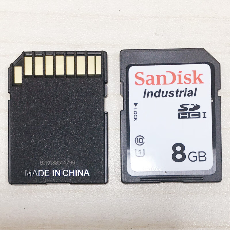 闪迪    原装闪迪 SD 8G 16G工业级SD卡佳能尼康CCD相机工控设备SDHC大卡 闪迪工业SD卡8GB 官方标配