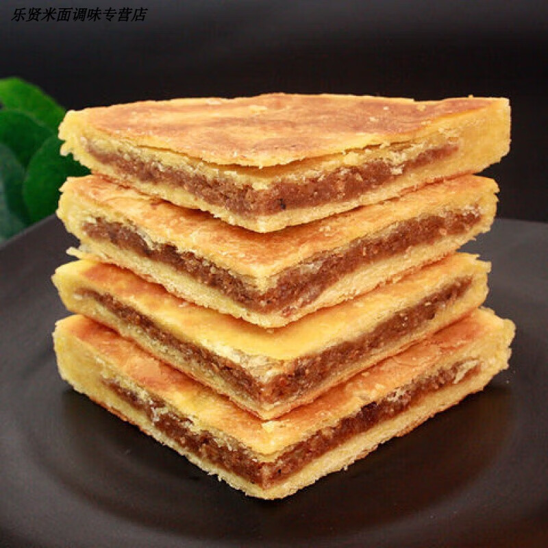 美意颂内蒙古特产 呼市清真焙子 马林月饼干货 纯胡麻油红糖饼 3个 糖饼*3个 300g