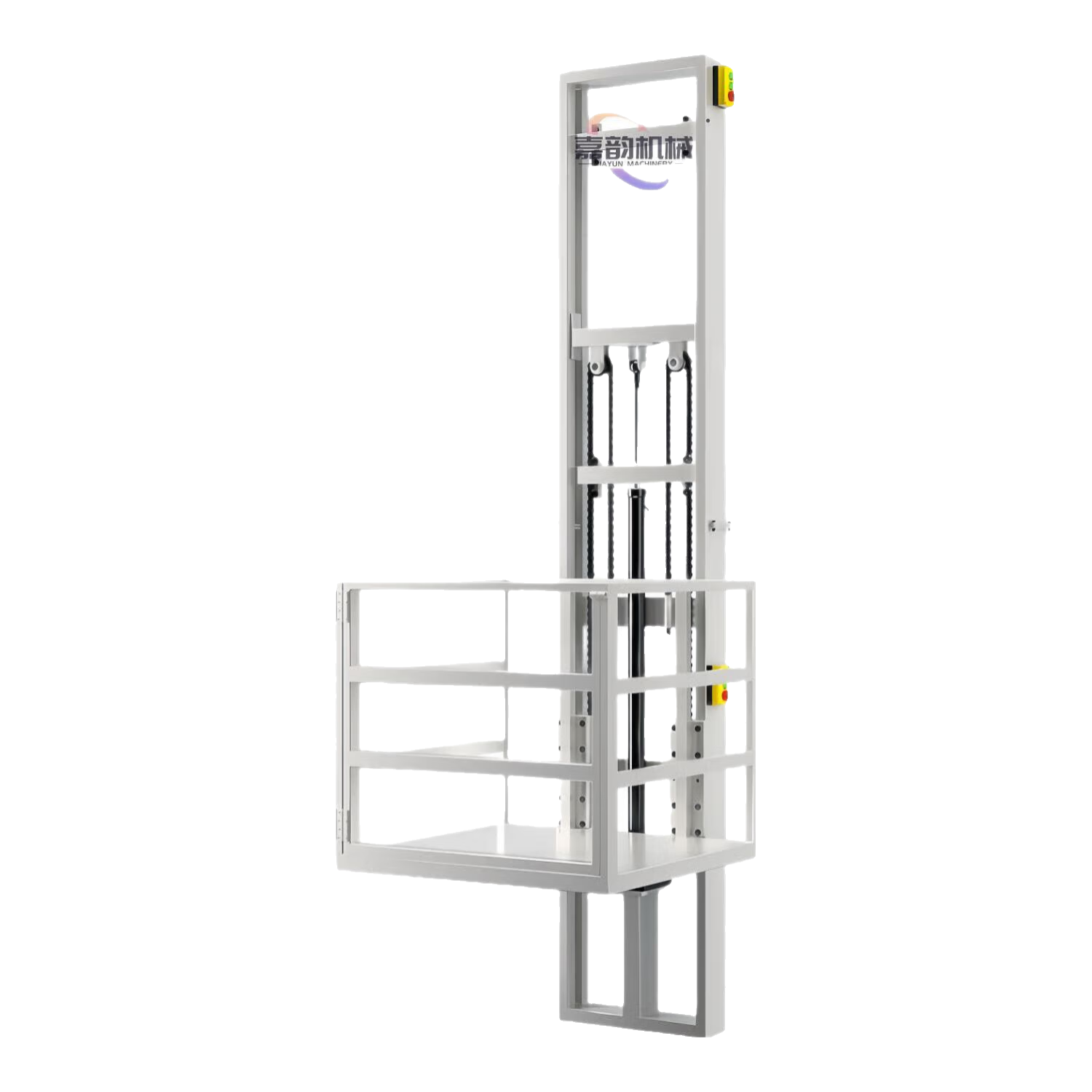 電動(dòng)液壓升降貨梯電梯小型升降機(jī)導(dǎo)軌式簡(jiǎn)易倉(cāng)庫(kù)廠房家用升降平臺(tái) 【液壓款】升高3米載重1噸