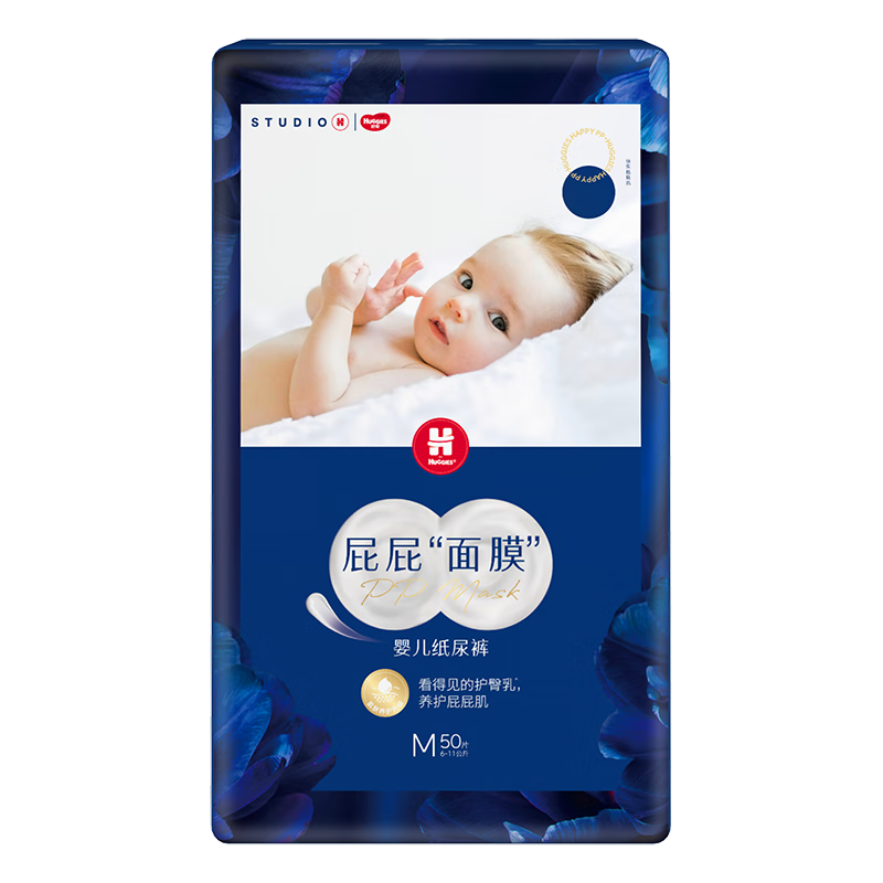 Huggies/���� ƨƨ��Ĥ M�� ֽ��� 50Ƭ 122.5Ԫ