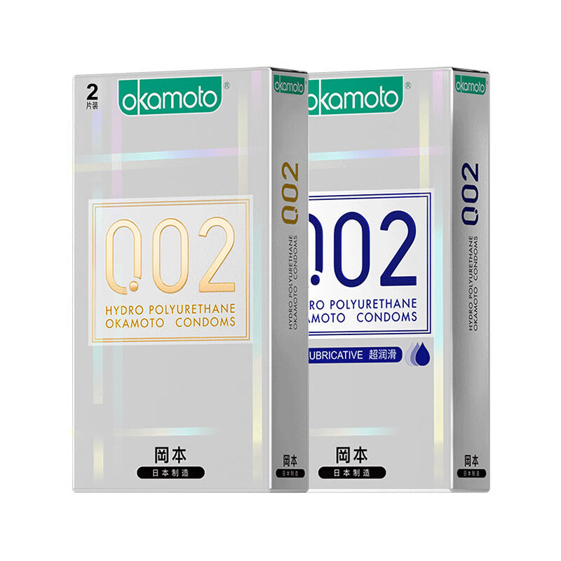 冈本 002 超润滑避孕套 2片 002避孕套2片