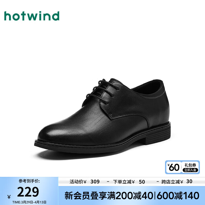 �ȷ紺���¿�ʱ�������ߺ�ɫ����ƤЬ������װ�±�Ь�ְ�Ь 01��ɫ��������H43M25525�� 42