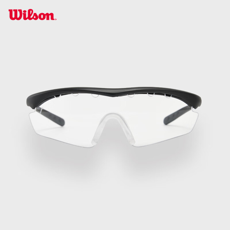 WILSON防風(fēng)護(hù)目鏡戶外運(yùn)動跑步騎行網(wǎng)球裝備 WRR303200-JET EYEWEAR
