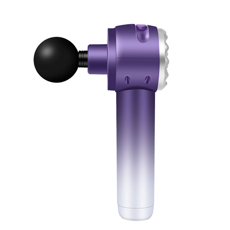 成派微电流加热筋膜枪按摩器全身肌肉按摩仪颈椎放松器肌膜机枪肩颈腿腰部颈膜按摩棒锤运动经膜筋膜枪 渐变色微电加热款