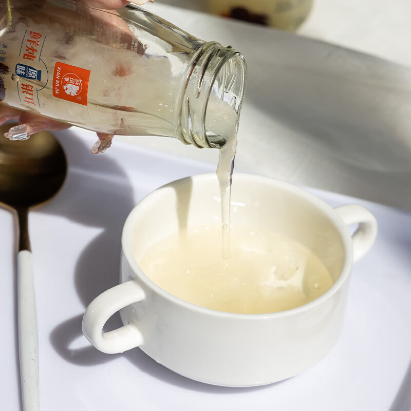 鲜珥家鲜炖银耳羹即食孕妇可食速食红枣枸杞银耳羹甜品营养代餐节日送礼 鲜炖银耳羹198g*6【1箱】