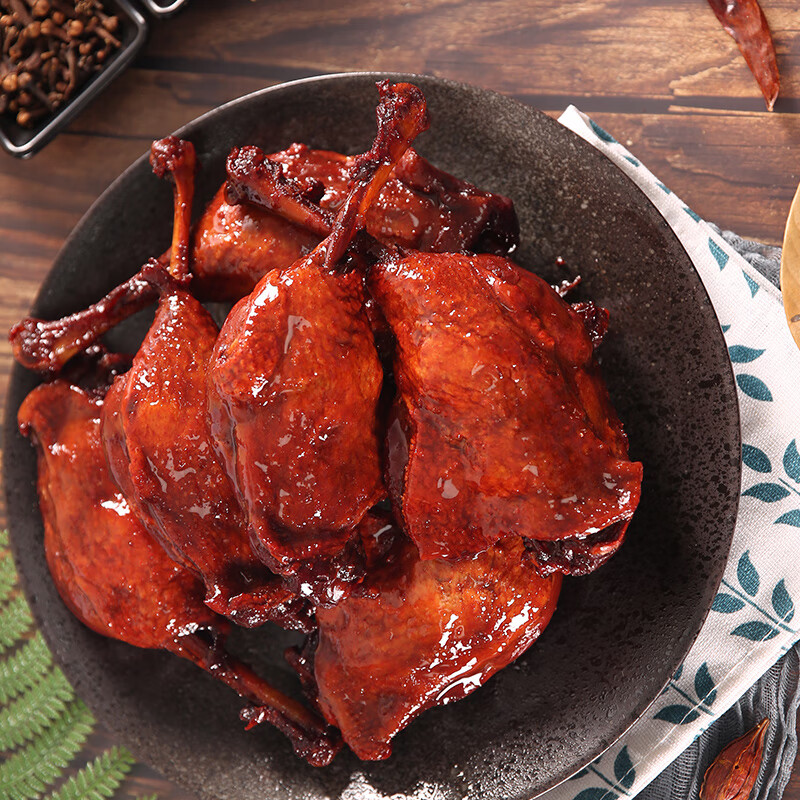 紫燕百味鸡五香鸭边腿预制菜开袋即食熟食卤味小吃鸭肉下酒菜袋装200g