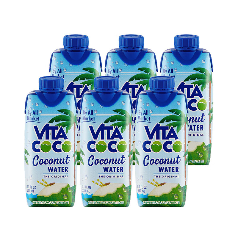 唯他可可（Vita Coco）VitaCoco唯他可可椰子水飲料馬來(lái)西亞泰國青椰汁330ml*6瓶 330ml*6瓶