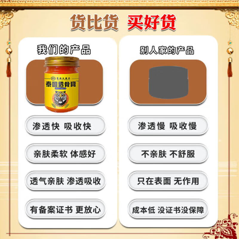 香港大药房类风湿性关节炎100%效药风湿膏药风湿关节疼痛专用膏药风湿止痛膏 特效1盒装【泰国透骨膏】 手指肿胀变形止全身痛
