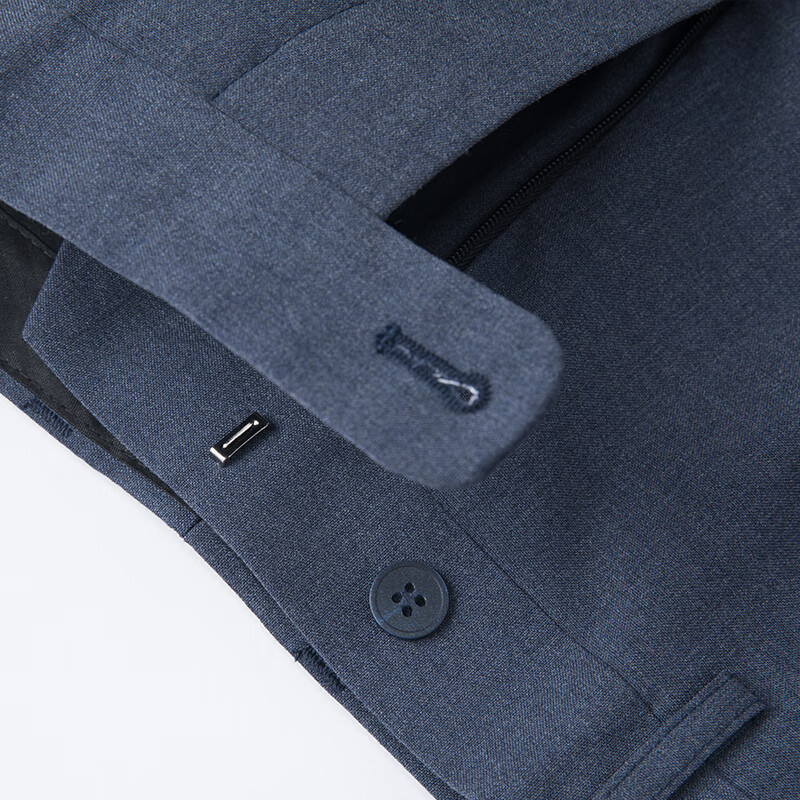 培罗蒙（BAROMON）男裤商务休闲西装裤新品商务裤工装西裤抗皱易打理 蓝色 37 -腰围95cm