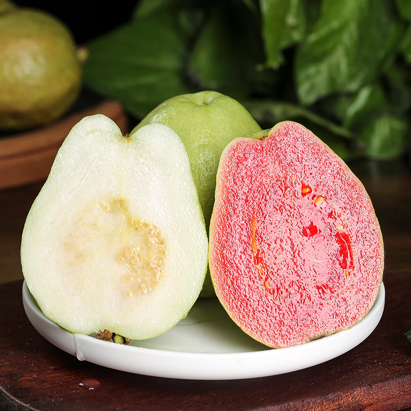 颜小荭芭乐双拼软糯奶油芭乐脆口红白心双拼芭乐组合新鲜水果当季番石榴 2.8-3斤芭乐双拼组合