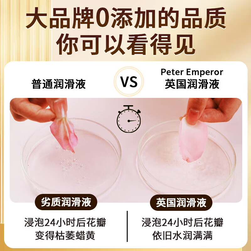 彼得大帝润滑油私处增强欲望情趣女性私处性润滑液人体润滑剂房事免洗可舔 【滋养私处】小分子玻尿酸润滑液100ml