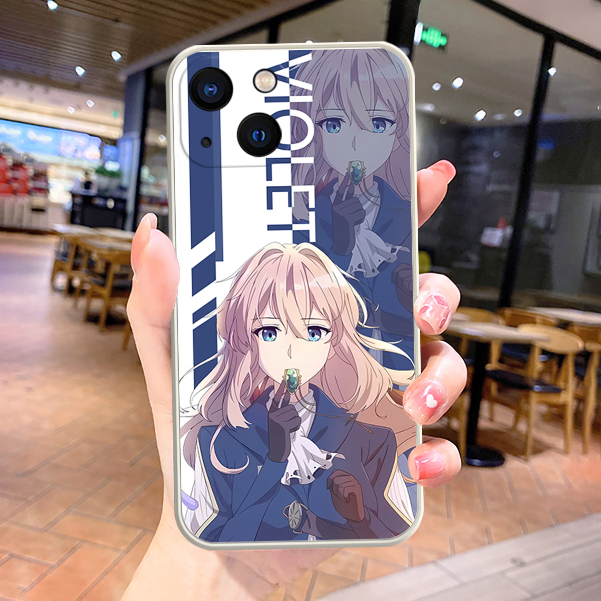 WENYAFF适用vivoY300手机壳Y300i动漫Y300Pro二次元S20硅胶S20Pro软壳X200Promini磨砂全包X200 Pro防摔套 紫罗兰永恒花园薇尔莉特动漫周边 X200Promini