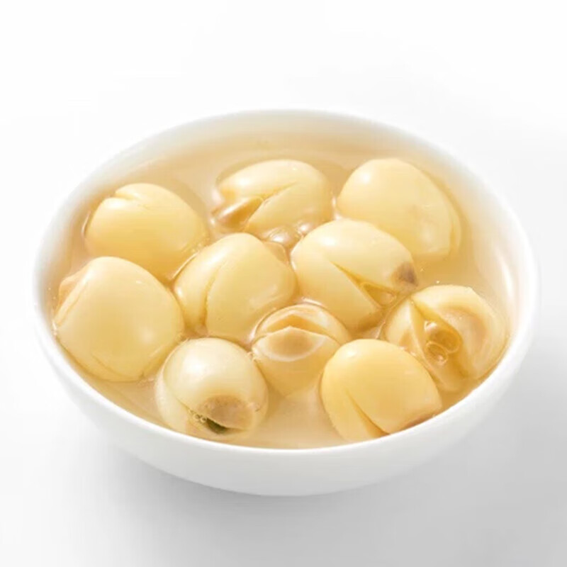 建蓮綠色蓮子正宗建寧通心白蓮去芯蓮米新鮮干貨特產(chǎn)一級無(wú)硫熏 綠色蓮子300克罐裝