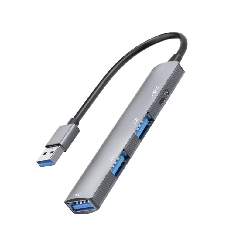 埠帝type-c扩展坞usb多口扩展器手机电脑分线器集线器hub拓展坞type-c USB3.0+2.0x2个+Type-C