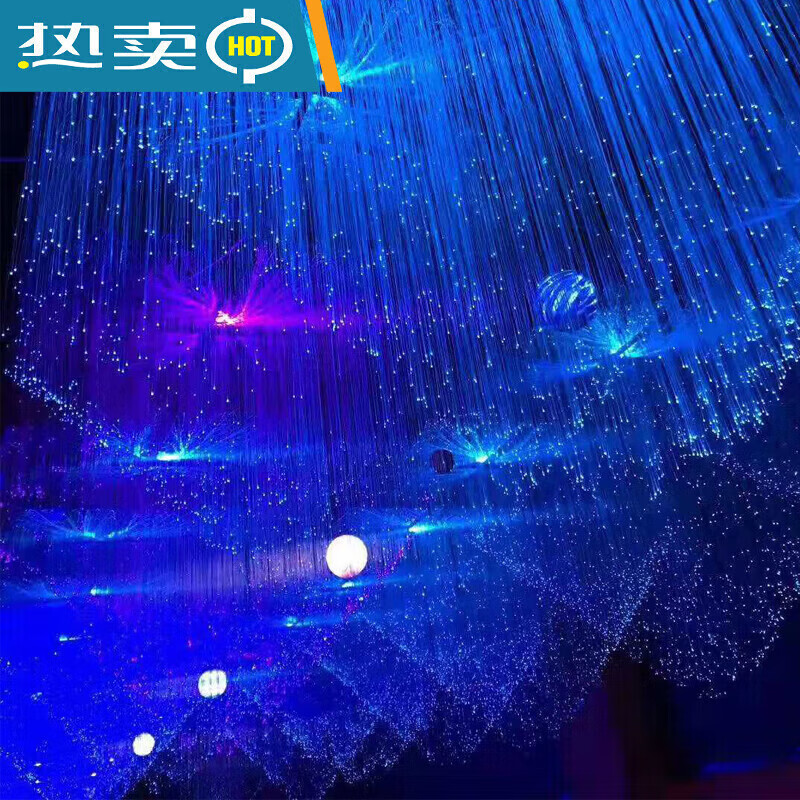 JPHZNB星空頂天花板光纖燈 光纖燈滿燈酒吧七彩光纖燈束星空頂天 工程