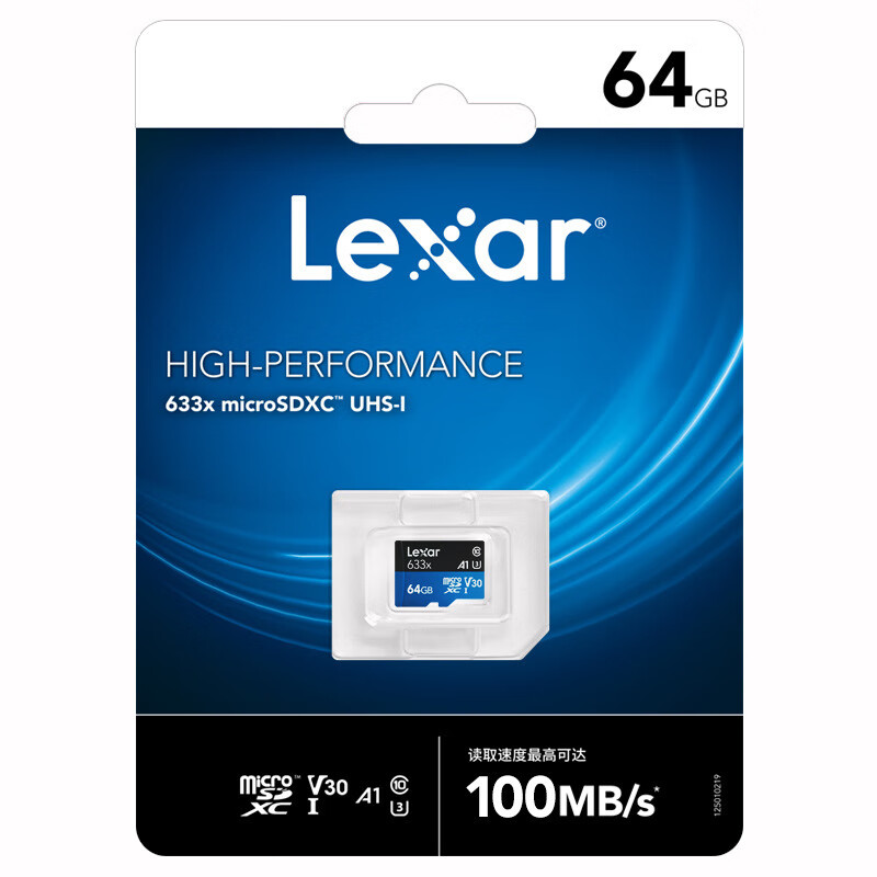 Lexar正品雷克沙32G64G128G高速tf手机监控摄像头sd储存卡新款 雷克沙TF卡/100M 128GB