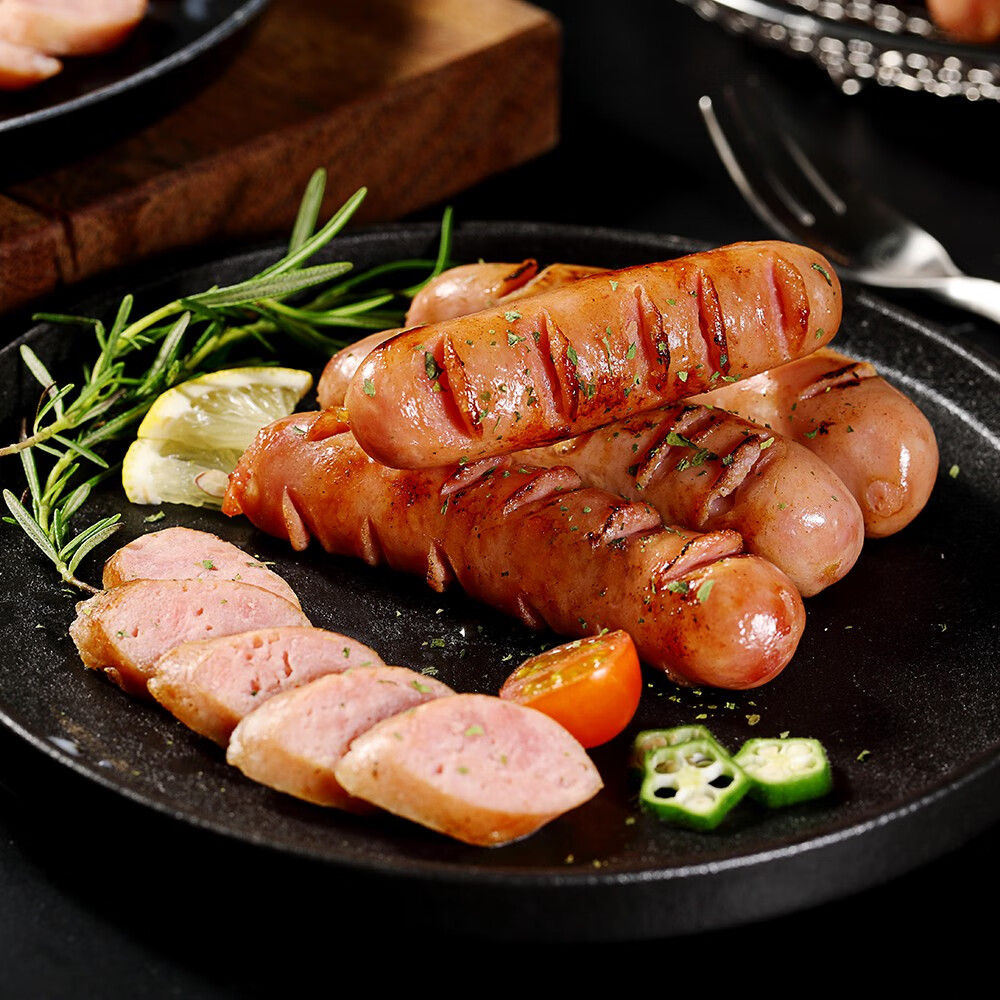 盒马代购工坊台式香肠520g整块原切配方不添加鸡鸭肉鲜嫩多汁 台式香肠520g*1袋