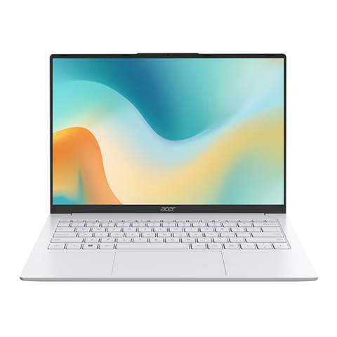 国补、PLUS：宏碁（acer）非凡Go Air 国家补贴 14英寸1Kg 轻薄本 学生办公笔记本电脑 (酷睿7-240H 32G 1T 2.2K)白