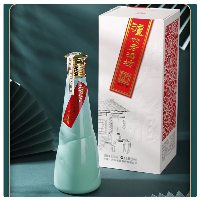 泸州老窖老酒坊典藏 浓香型白酒 自饮送礼袋 52%vol 500mL 6瓶 整箱