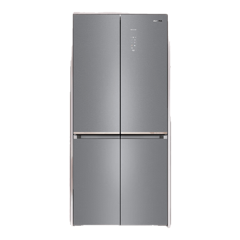 澳柯玛（AUCMA）503升零嵌入十字对开门平嵌超薄冰箱 底部散热双变频一级节能 -36度风冷无霜BCD-503WPGXZ哥特银 底部散热|双变频|-36度|风冷无霜