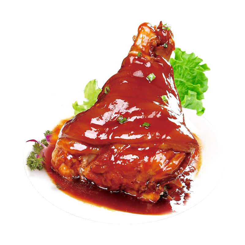 腿中王老字號(hào)金華火腿臘味醬鹵五香蹄髈醬香豬肘子900g豬蹄送禮熟食臘味 【醬香豬肘】900g