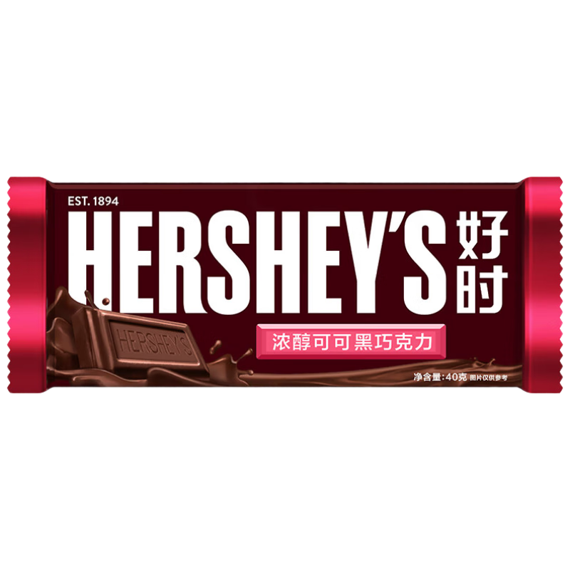 ��ʱ��Hershey��s��Ũ�����ɿ����ſ� 40g����װ ������ʳ ����ϲ�� ������ ��Ʒ
