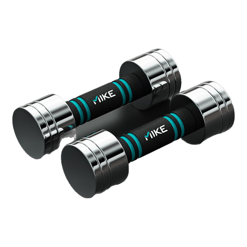 米客【可調(diào)節(jié)電鍍純鋼啞鈴男士健身器材家用重量女士一對(duì) 黑色5kg（2.5kg*2+收納盒
