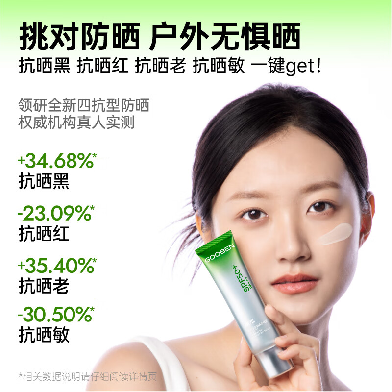 果本防晒霜 军训户外隔离清爽养肤美白防晒乳SPF50+PA+++ 美白防晒乳30g